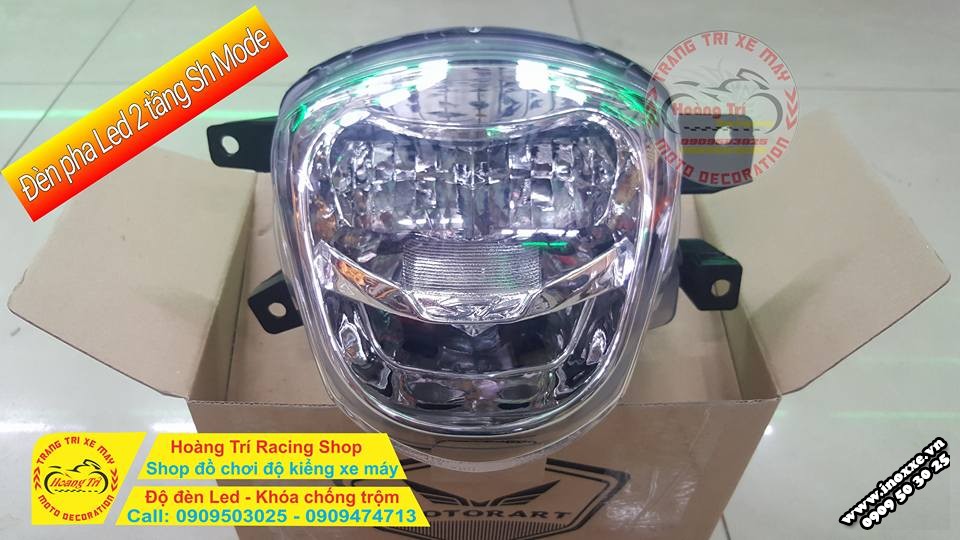 Cụm đèn pha Led 2 tầng Sh Mode